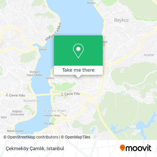 Çekmeköy Çamlık map