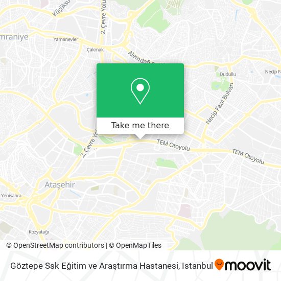 Göztepe Ssk Eğitim ve Araştırma Hastanesi map