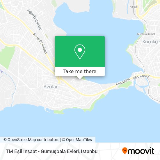 TM Eşil Inşaat - Gümüşpala Evleri map