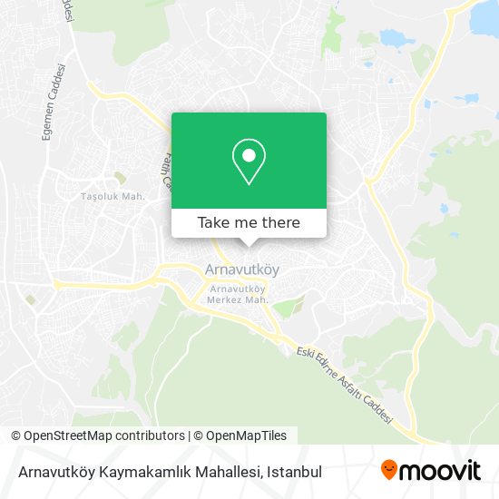 Arnavutköy Kaymakamlık Mahallesi map