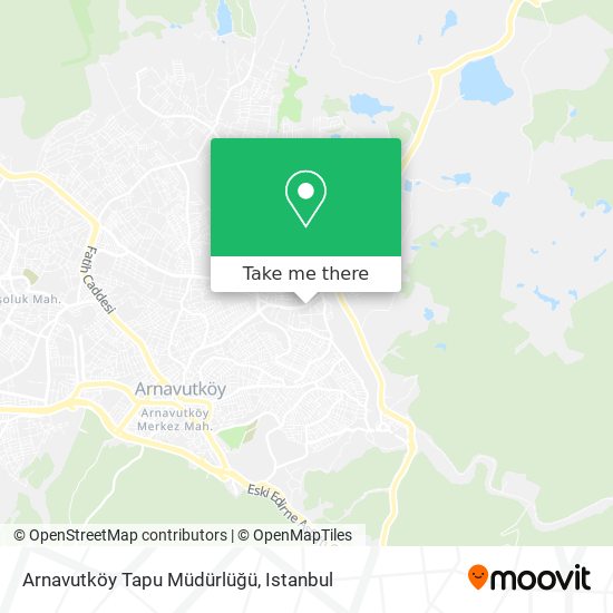 Arnavutköy Tapu Müdürlüğü map