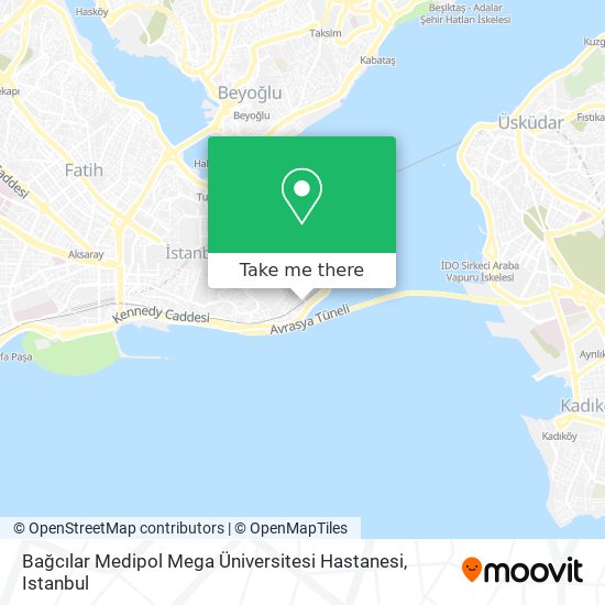 Bağcılar Medipol Mega Üniversitesi Hastanesi map