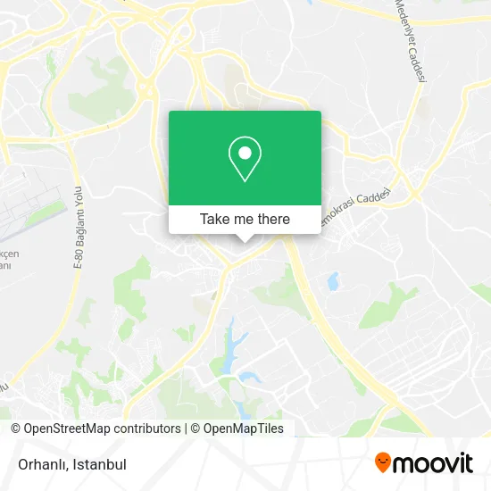 Orhanlı map