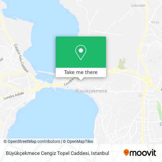 Büyükçekmece Cengiz Topel Caddesi map
