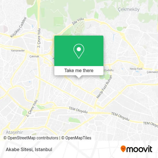 Akabe Sitesi map