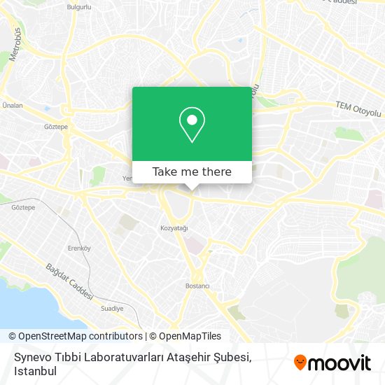 Synevo Tıbbi Laboratuvarları Ataşehir Şubesi map