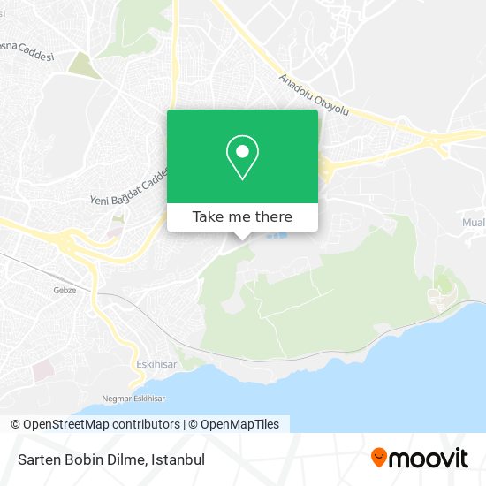 Sarten Bobin Dilme map