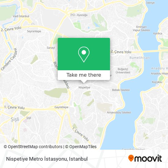 Nispetiye Metro İstasyonu map