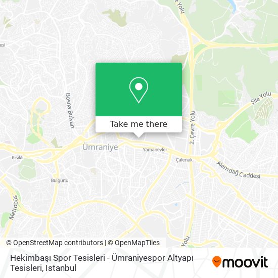 Hekimbaşı Spor Tesisleri - Ümraniyespor Altyapı Tesisleri map