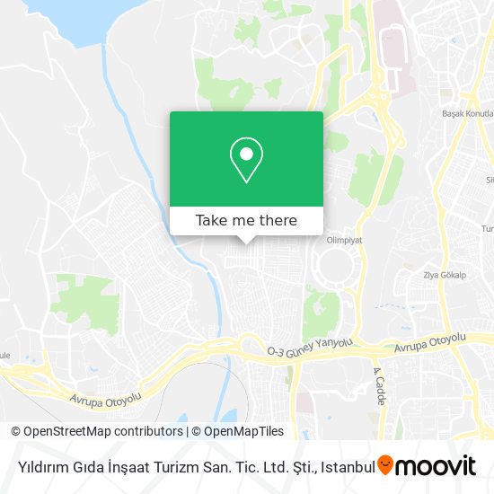 Yıldırım Gıda İnşaat Turizm San. Tic. Ltd. Şti. map