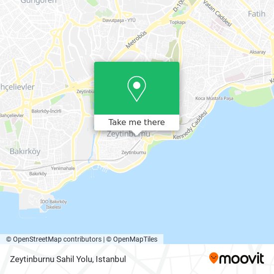 Zeytinburnu Sahil Yolu map