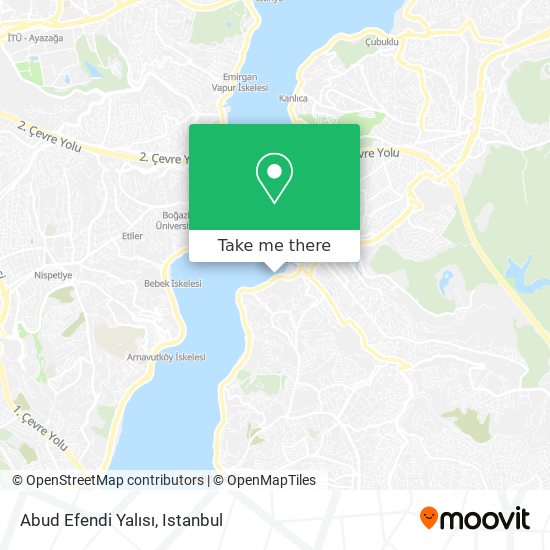 Abud Efendi Yalısı map