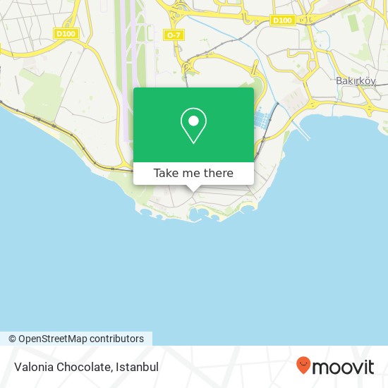 Valonia Chocolate map