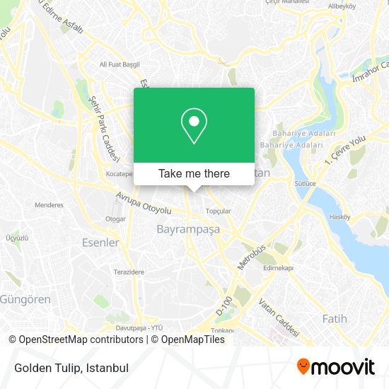 Golden Tulip map