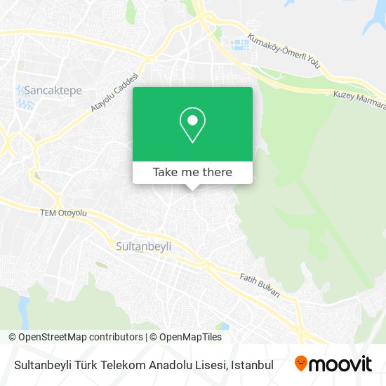 Sultanbeyli Türk Telekom Anadolu Lisesi map