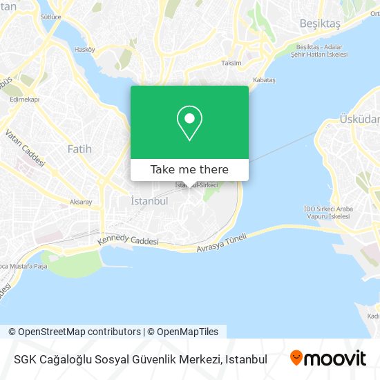 SGK Cağaloğlu Sosyal Güvenlik Merkezi map