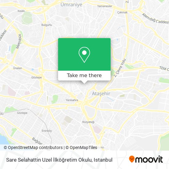 Sare Selahattin Uzel İlköğretim Okulu map