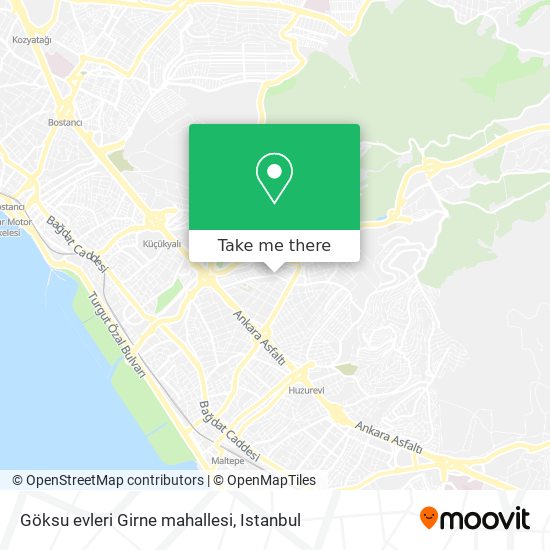 Göksu evleri Girne mahallesi map