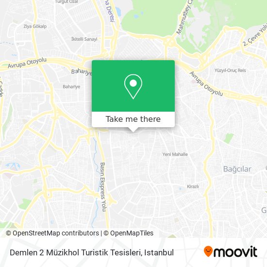 Demlen 2 Müzikhol Turistik Tesisleri map