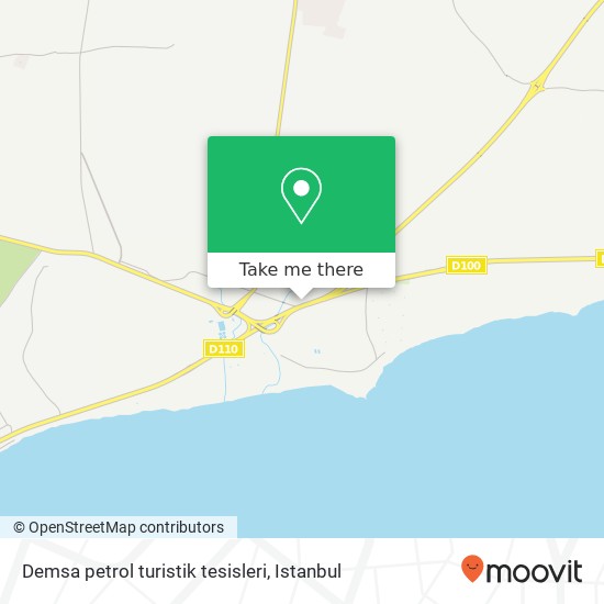 Demsa petrol turistik tesisleri map