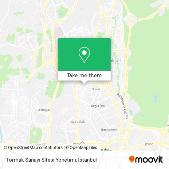 Tormak Sanayi Sitesi Yonetimi map