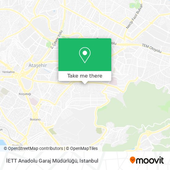 İETT Anadolu Garaj Müdürlüğü map