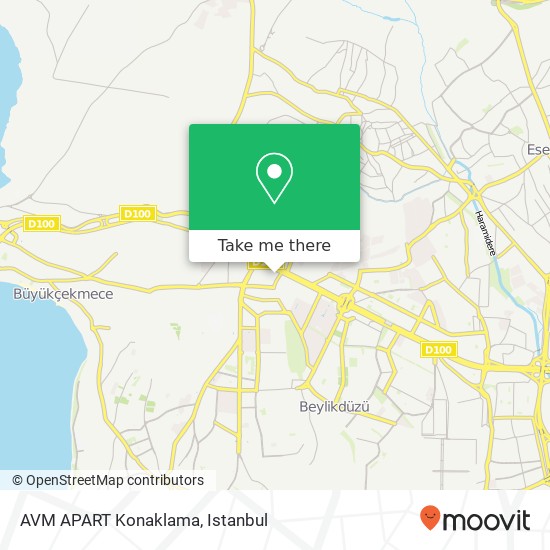 AVM APART  Konaklama map