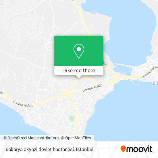sakarya akyazi devlet hastanesi map