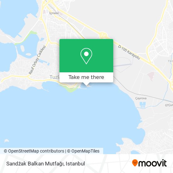 Sandžak Balkan Mutfağı map