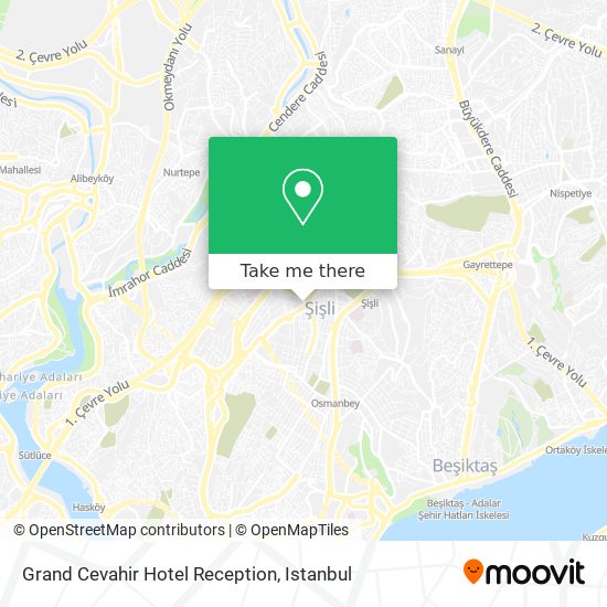 Grand Cevahir Hotel Reception map