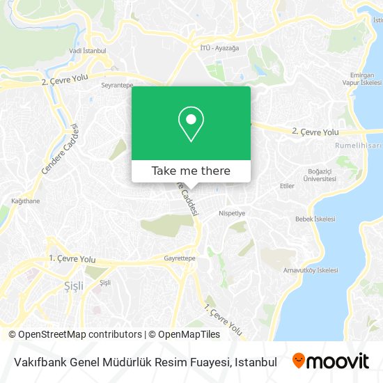 Vakıfbank Genel Müdürlük Resim Fuayesi map