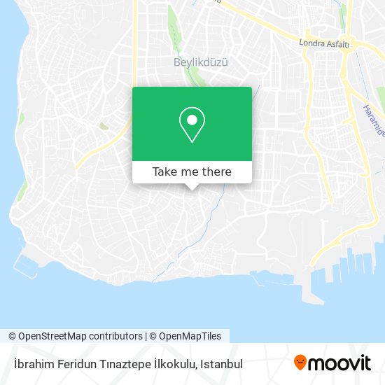 İbrahim Feridun Tınaztepe İlkokulu map