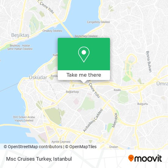 Msc Cruises Turkey map