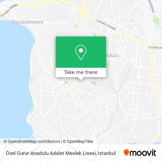 Özel Gurur Anadolu Adalet Meslek Lisesi map