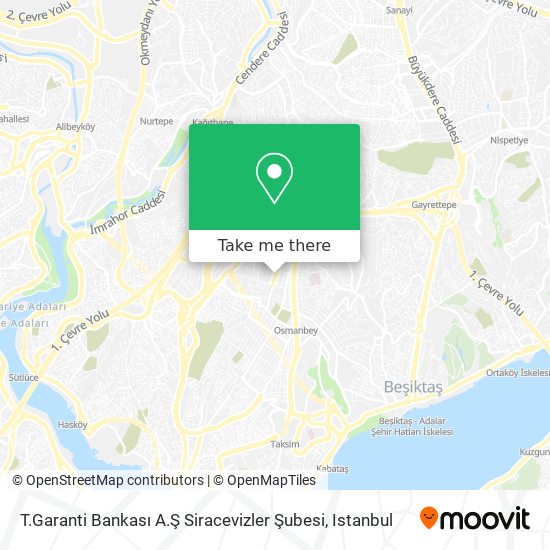 T.Garanti Bankası A.Ş Siracevizler Şubesi map