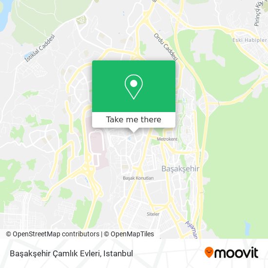 Başakşehir Çamlık Evleri map