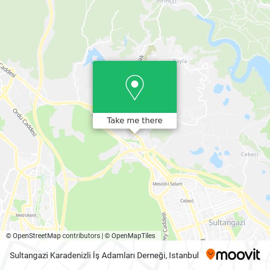 Sultangazi Karadenizli İş Adamları Derneği map