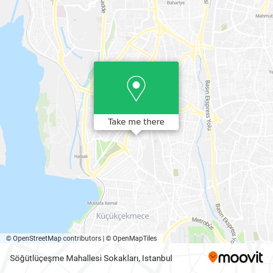 Söğütlüçeşme Mahallesi Sokakları map