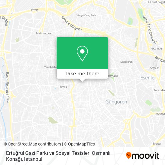 Ertuğrul Gazi Parkı ve Sosyal Tesisleri Osmanlı Konağı map