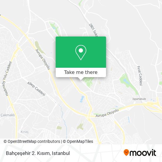 Bahçeşehir 2. Kısım map