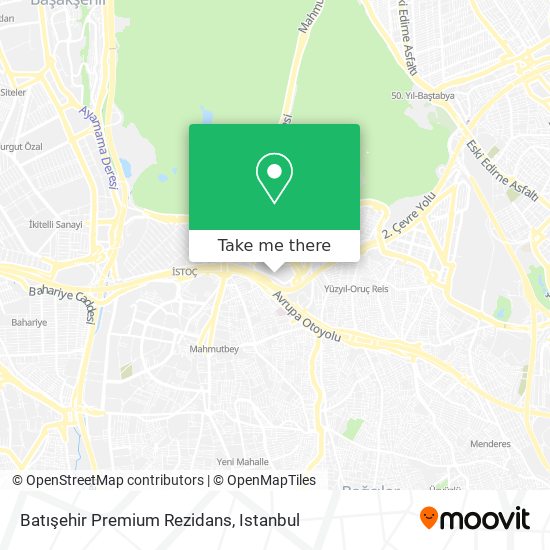 Batışehir Premium Rezidans map