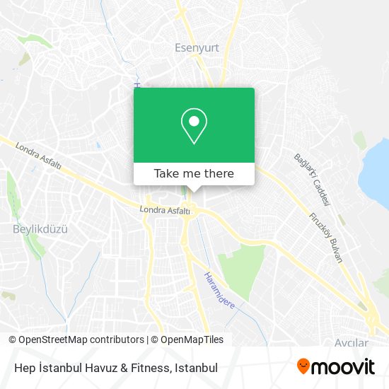 Hep İstanbul Havuz & Fitness map