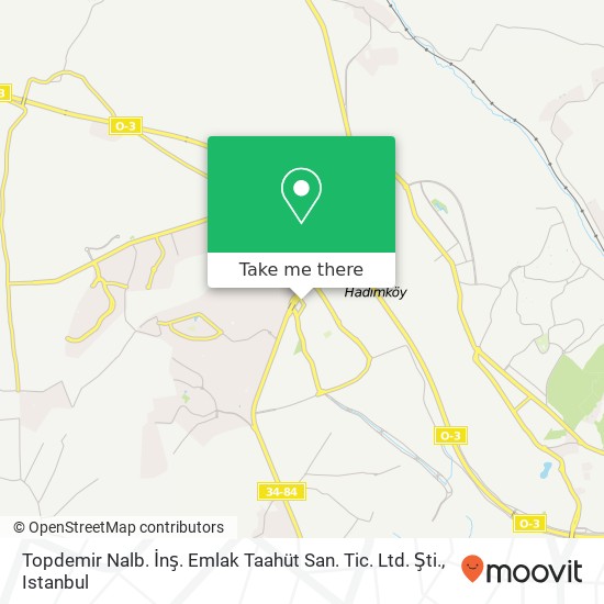 Topdemir Nalb. İnş. Emlak Taahüt San. Tic. Ltd. Şti. map