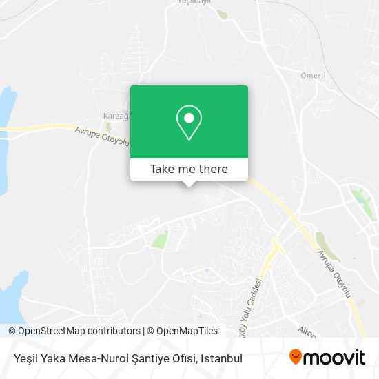 Yeşil Yaka Mesa-Nurol Şantiye Ofisi map