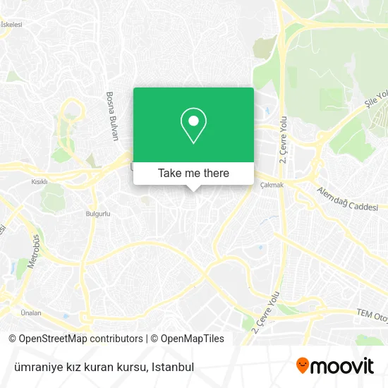 ümraniye kız kuran kursu map