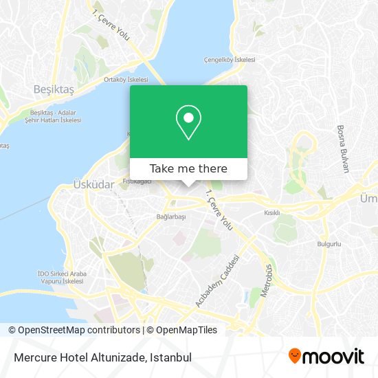 Mercure Hotel Altunizade map