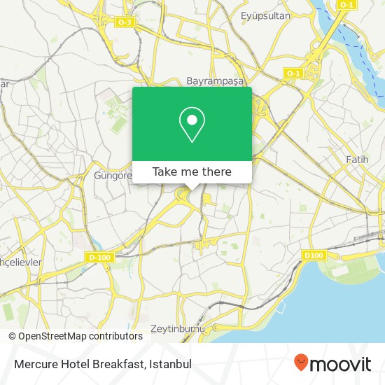 Mercure Hotel Breakfast map