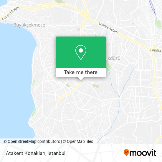 Atakent Konakları map