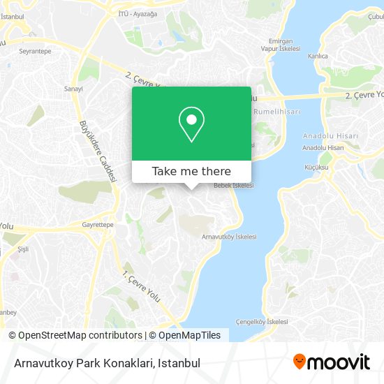 Arnavutkoy Park Konaklari map