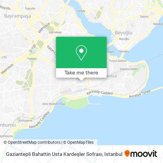 Gaziantepli Bahattin Usta Kardeşler Sofrası map